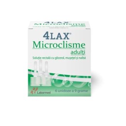 4Lax microclisme adulti x 6 unidoze x 9 gr.