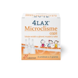 4Lax microclisme copii x 6 unidoze x 3 gr.