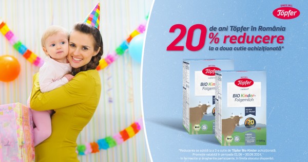 Topfer Bio Kinder - 20% la a doua cutie cumparata