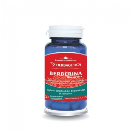 Herbagetica Berberina Bio-Activa x 30 capsule