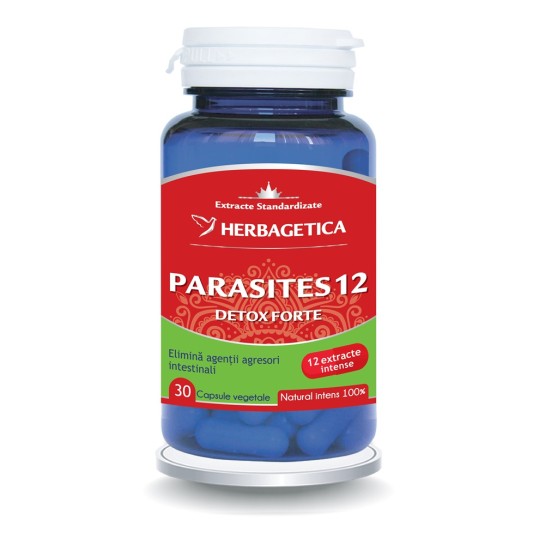 Herbagetica Parasites12 detox forte x 30 capsule