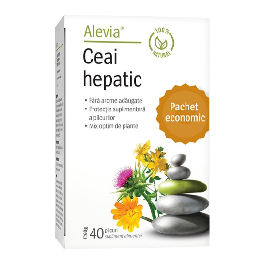 Alevia Ceai hepatic x 40 plicuri