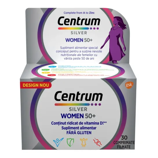 Centrum Silver 50+ pentru femei x 30 capsule