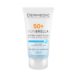 Dermedic Sunbrella Ultra light fluid SPF50+ ten mixt si gras x 40 ml