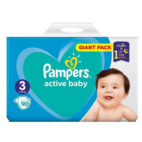 Pampers 3 Active baby GP x 90 bucati