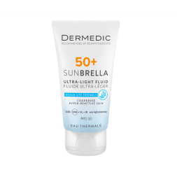 Dermedic Sunbrella Ultra light fluid SPF50+ ten cuperozic si hiper reactiv x 40 ml