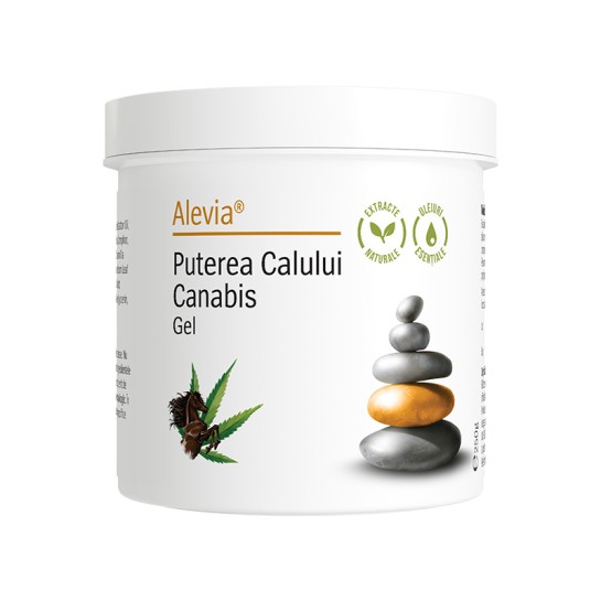 ALEVIA Gel puterea calului + canabis x 250g