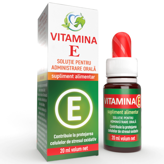 Vitamina E lichida x 20 ml Justin Pharma