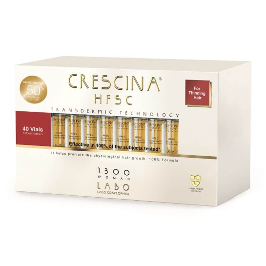 Crescina HFSC Transdermic 1300 Woman x 40 fiole