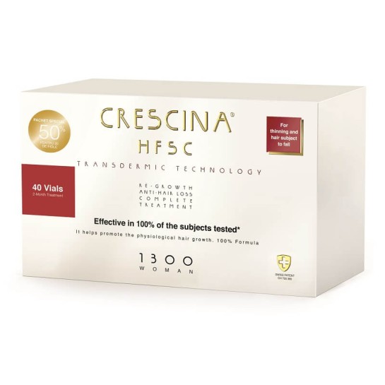 Crescina HFSC Transdermic Complete Treatament 1300 Woman 20+20 fiole