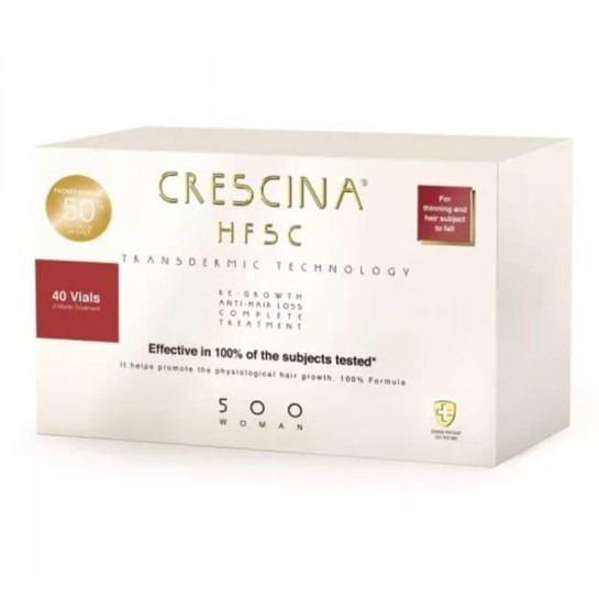 Crescina HFSC Transdermic Complete Treatament 500 Woman 20+20 fiole