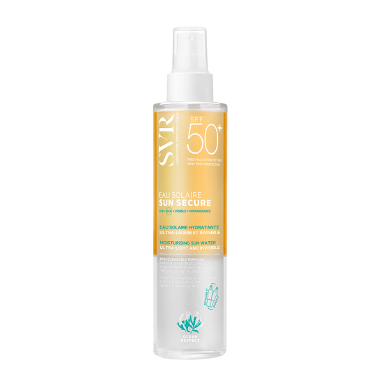 SVR Sun Secure Eau Solaire apa solara pt fata si corp SPF50+ x 200ml