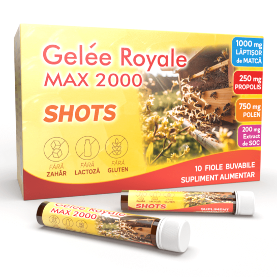 Gelee Royale Max Shots x 10 fiole buv Justin Pharma