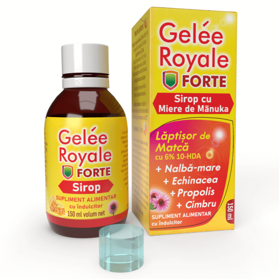 Gelee Royale Forte Sirop cu Manuka x 150 ml Justin Pharma