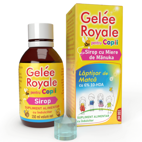 Gelee Royale Copii Sirop cu Manuka x 150 ml Justin Pharma