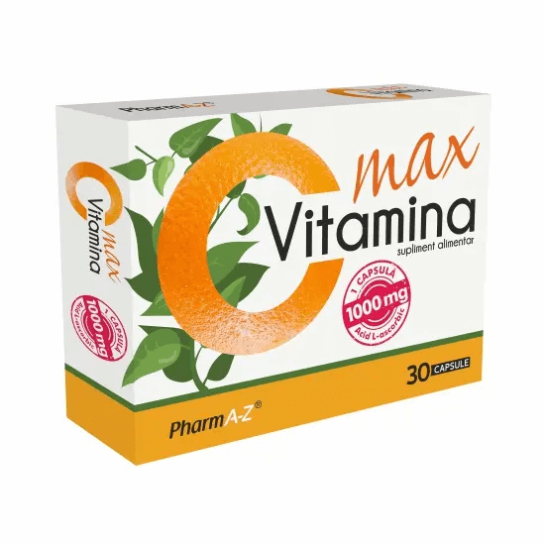 Vitamina C Max 1000 mg x 30 capsule PharmA-Z