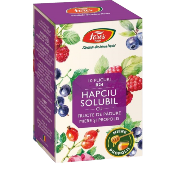 Hapciu solubil cu fructe de padure x 10 plicuri