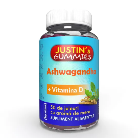 Justins Ashwagandha x 30 jeleuri Justin Pharma