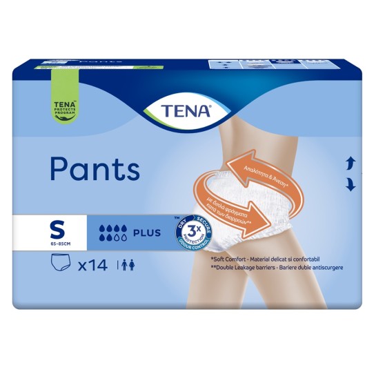 Tena Pants Plus S 4 x 14 bucati