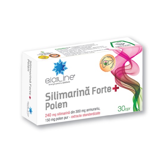 Silimarina Forte+ Polen x 30 comprimate