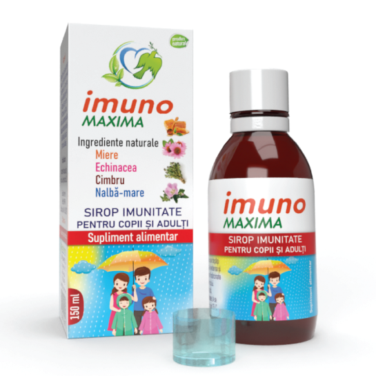 Imuno Maxima Sirop Imunitate x 150 ml Justin Pharma