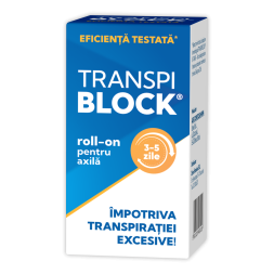 Transpiblock Roll-on împotriva transpirației excesive x 50ml