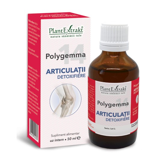 Polygemma 14 - Articulaţii detoxifiere x 50 ml