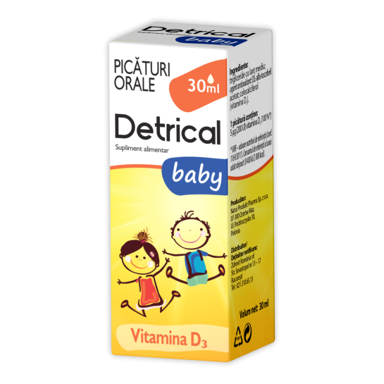 Detrical baby picături orale x 30 ml