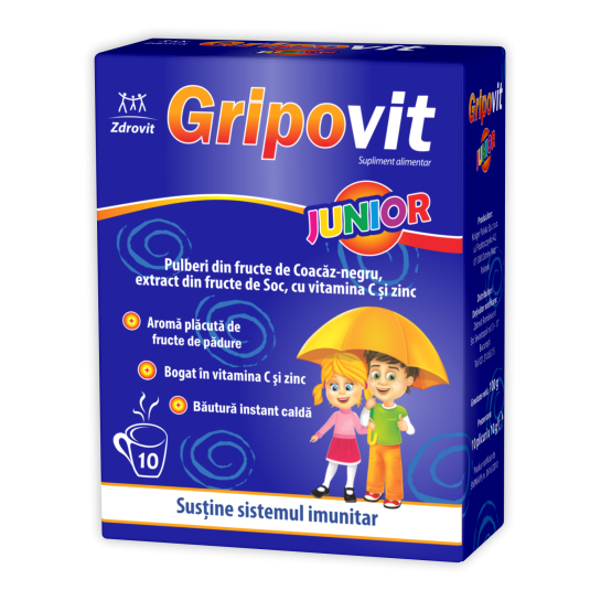 Gripovit Junior x 10 plicuri