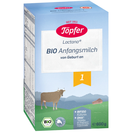 Topfer Bio 1 Lapte praf +0 luni x 600g