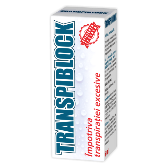 Transpiblock Roll-on împotriva transpirației excesive x 50ml