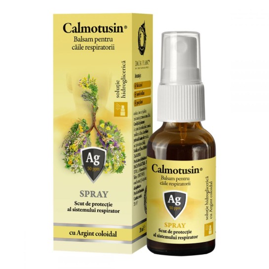 Calmotusin cu Argint coloidal spray fără alcool x 20ml