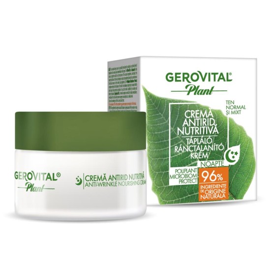 Gerovital Plant Cremă Antirid Nutritivă x 50 ml