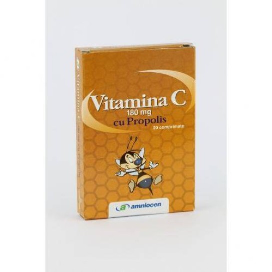 Vitamina C cu propolis 180 mg x 20 comprimate