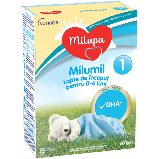 Milumil 1 lapte praf 0-6 luni x 600g