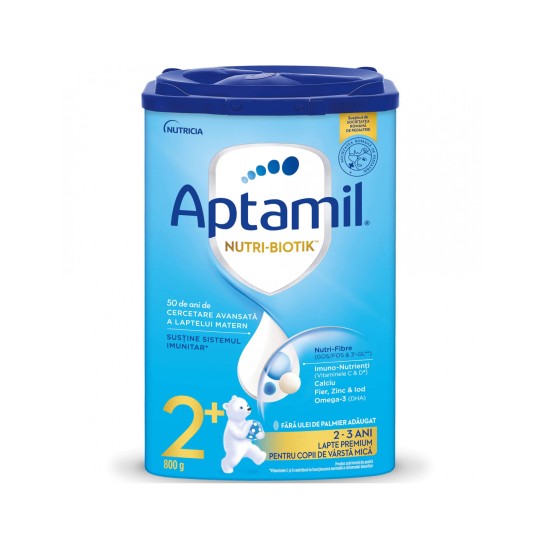 Aptamil Junior Numarul 2+, lapte praf 2-3 ani 800g