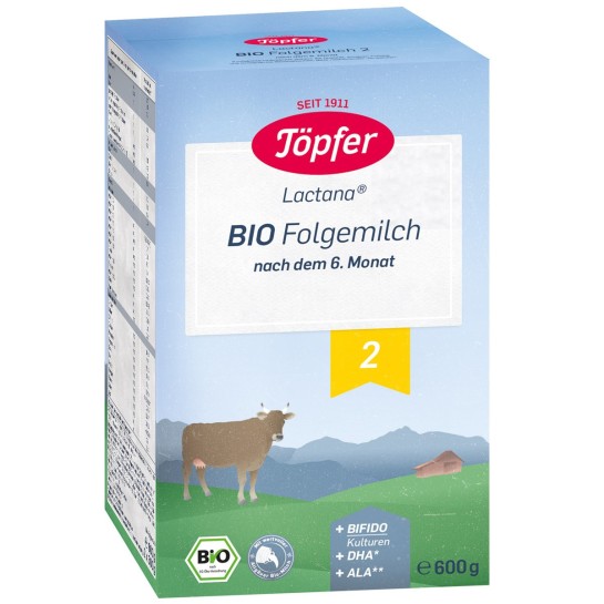 TOPFER Bio 2 Lapte praf +6 luni x 600g