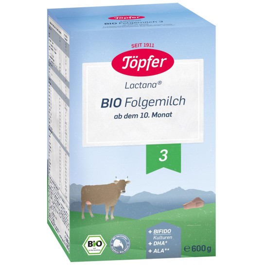 Topfer Bio 3 Lapte praf +10 luni x 600g