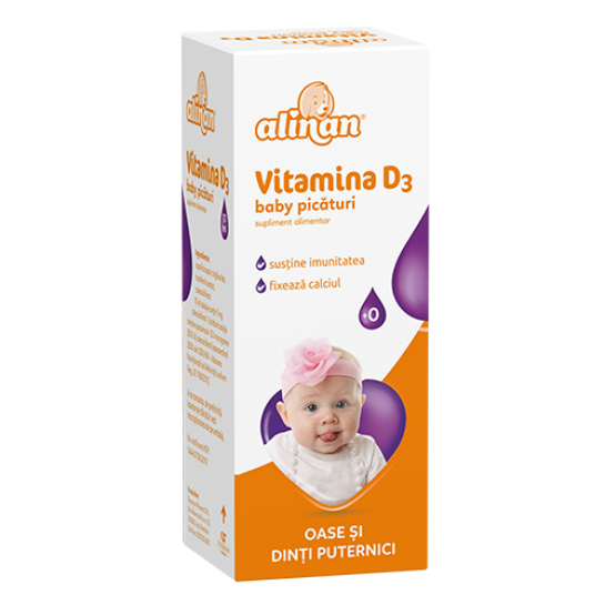 Alinan Vitamina D3 baby picaturi x 10 ml