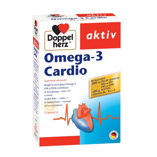 Doppelherz Omega-3 Cardio x 60 capsule