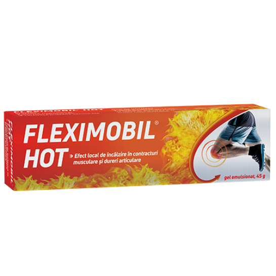 Fleximobil Hot gel emusionat x 45g