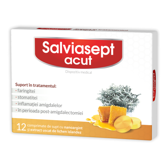 Salviasept Acut x 12 comprimate