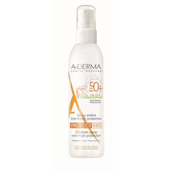 A-Derma Spray protectie solara pentru copii SPF 50+ x 200 ml