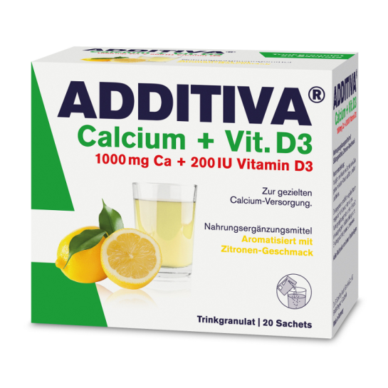 Additiva Calciu + Vitamina D3 x 20 plicuri