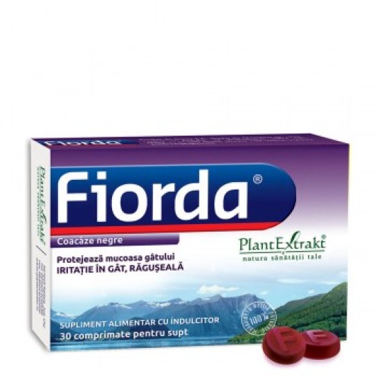 Fiorda coacaze negre x 30 comprimate pentru supt