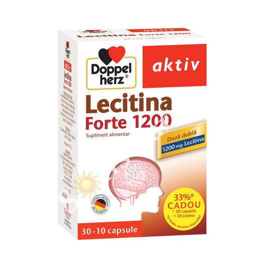 Doppelherz Lecitina Forte 1200 x 30+10 capsule