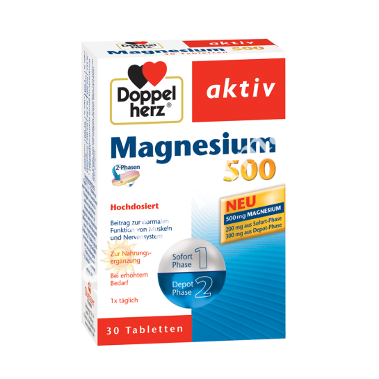 Doppelherz Magneziu 500mg x 30 comprimate