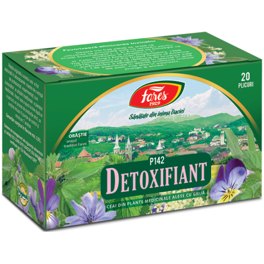 Ceai detoxifiant x 20 plicuri