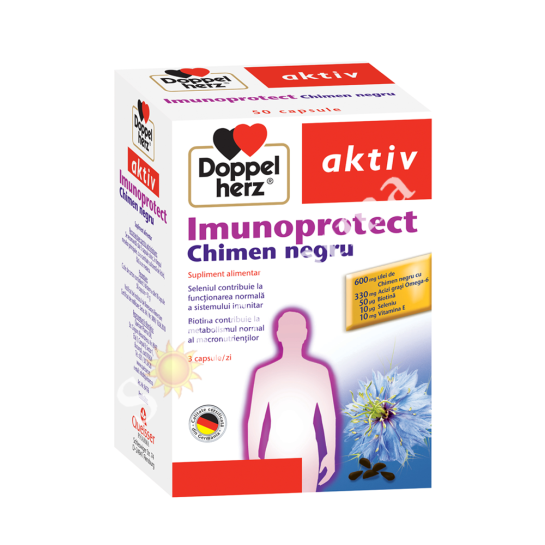 Doppelherz Imunoprotect cu chimen negru x 50 capsule