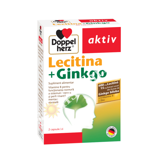 Doppelherz Lecitina+Ginkgo x 30 capsule